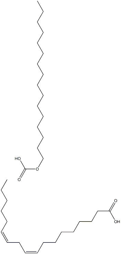 亚油酸(十六碳酸), , 结构式
