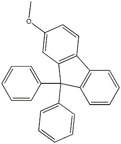 2-methoxy-9,9-diphenyl-fluorene Structure