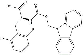 Fmoc-D-2,6-Difluorophenylalanine Structure