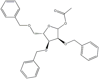 1-O-Acetyl-2,3,5-tri-O-benzyl-L-ribofuranose