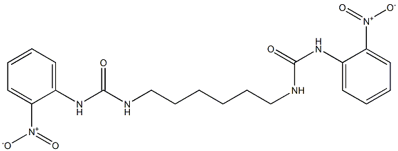 1,1'-(Hexane-1,6-diyl)bis[3-(2-nitrophenyl)urea] Structure