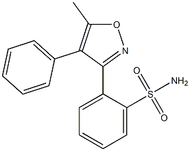 2-(5-methyl-4-phenylisoxazol-3-yl)benzenesulfonamide,2304623-37-6,结构式