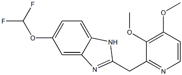 5-(difluoromethoxy)-2-((3,4-dimethoxypyridin-2-yl)methyl)-1H- benzo[d]imidazole|泮托拉唑钠杂质11