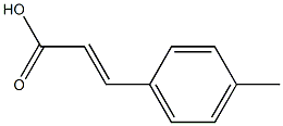 p-methyl cinnamic acid CAS: 1866-39-3,,结构式