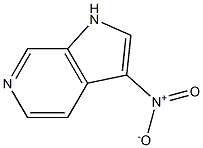 3-硝基-6-氮杂吲哚,,结构式