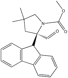 (R)-(9H-fluoren-9-yl)methyl 2-formyl-4,4-dimethylpyrrolidine-1-carboxylate