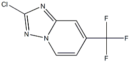 2-Chloro-7-trifluoromethyl-[1,2,4]triazolo[1,5-a]pyridine 结构式