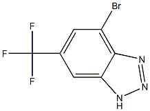 4-Bromo-6-trifluoromethyl-1H-benzotriazole Structure