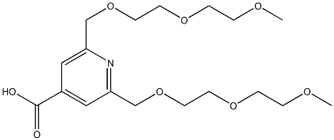 2,6-bis((2-(2-methoxyethoxy)ethoxy)methyl)isonicotinic acid