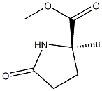 METHYL (2R)-2-METHYL-5-OXOPYRROLIDINE-2-CARBOXYLATE Structure