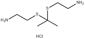 2,2-Bis(2-aminoethylthio)propane Dihydrochloride,22907-47-7,结构式