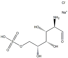 D-Glucosamine 6-sulfate sodium chloride 99+% Structure