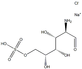 D-Glucosamine 6-sulfate sodium chloride 99+% Struktur