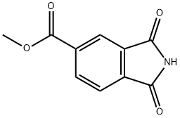 Methyl 1,3-dioxo-2H-isoindole-5-carboxylate 化学構造式