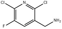 (2,6-Dichloro-5-fluoropyridin-3-yl)methanamine Structure