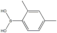 2,4-DIMETHYL PHENYL BORONIC ACID 化学構造式