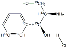 (1S,2R)-2-Amino-1-phenyl-1,3-propanediol-13C6 HCl|