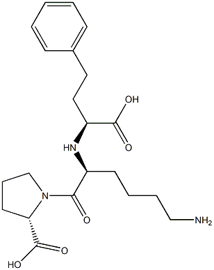 赖诺普利杂质4, , 结构式