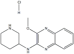 3-Methoxy-N-(piperidin-3-yl)quinoxalin-2-amine hydrochloride Structure