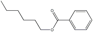 Hexyl benzoate Structure