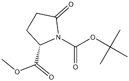 BOC-pyroglutamic acid methyl ester Structure