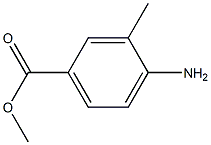 3-甲基-4-氨基苯甲酸甲酯, , 结构式