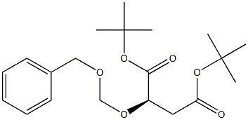 di-tert-butyl (R)-2-((benzyloxy)methoxy)succinate Struktur