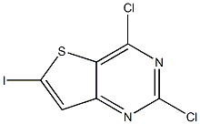 2,4-dichloro-6-iodothieno[3,2-d]pyrimidine Struktur