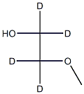 2-甲氧基乙醇-1,1,2,2-D4, , 结构式