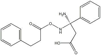 (R)-3-AMINO-3-PHENYLPROPIONIC ACID (R)-3-Amino-3-phenylpropionic acid 化学構造式