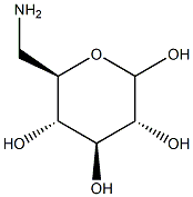 6-amino-6-deoxy-D-glucopyranose Struktur