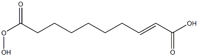 10-hydroxy-2-(E)-decenedioic acid Structure