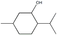 (+)-Isomenthol 化学構造式