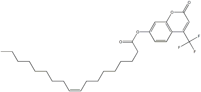 4-trifluoromethylumbelliferone oleate Struktur