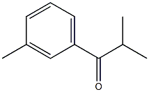 2-methyl-1-(3-methylphenyl)propan-1-one Struktur
