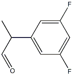 2-(3,5-二氟苯基)丙醛, , 结构式