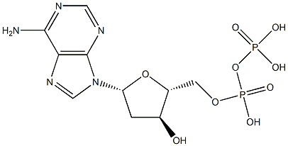2'-DEOXYADENOSINE-5'-DIPHOSPHATE Structure