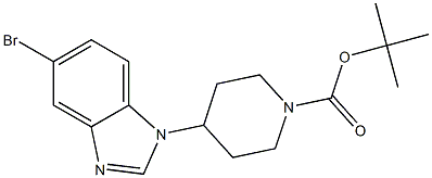 TERT-BUTYL 4-(5-BROMO-1H-BENZO[D]IMIDAZOL-1-YL)PIPERIDINE-1-CARBOXYLATE