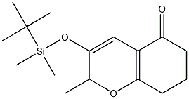 3-(TERT-BUTYL-DIMETHYL-SILANYLOXY)-2-METHYL-2,6,7,8-TETRAHYDRO-CHROMEN-5-ONE,,结构式