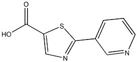 2-PYRIDIN-3-YL-THIAZOLE-5-CARBOXYLIC ACID Structure