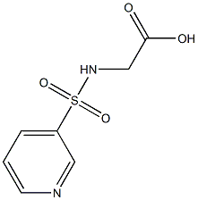 [(PYRIDIN-3-YLSULFONYL)AMINO]ACETIC ACID Structure