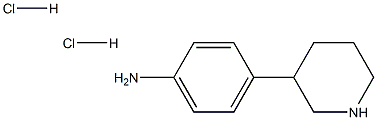 4-(PIPERIDIN-3-YL)ANILINE DIHYDROCHLORIDE Structure