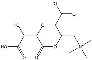 L-carnitine tartrate Structure