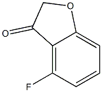 4-氟-3-苯并呋喃酮,,结构式