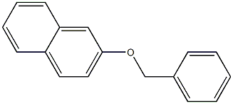 2-benzyoxynaphthalene,,结构式
