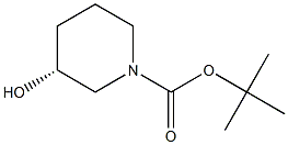 (R)-1-BOC-3-HYDROXYPIPERIDINE Struktur