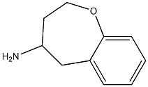 2,3,4,5-tetrahydrobenzo[b]oxepin-4-amine 化学構造式
