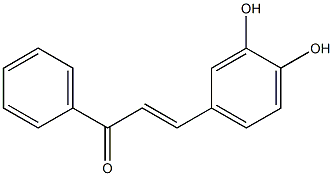 4Hydroxy-3-HydroxyChalcone 化学構造式