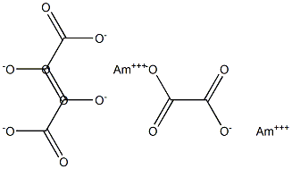 Americium(III) oxalate Structure