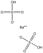 Barium bisulfate 化学構造式